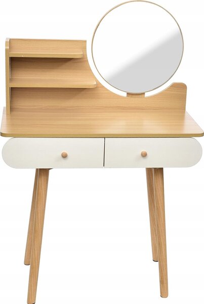 JUMI Toilette con specchio SCANDI cosmetici make-up Cassettiera scandinava
