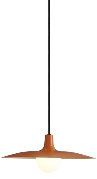 Lampada a sospensione retrò arancione per sistema a binario monofase - Slimline Panzi
