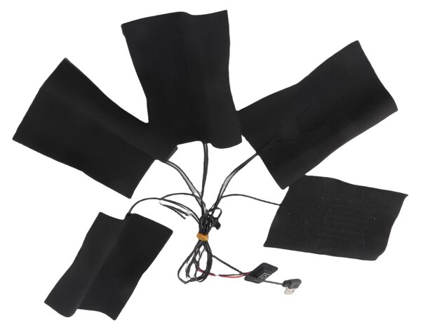 Cuscino elettrico riscaldante in tessuto, 3 livelli, temperatura regolabile, riscaldamento USB per uomini e donne