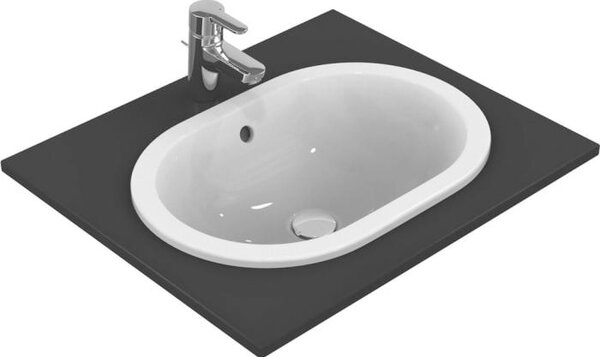 Ideal Standard lavabo da incasso CONNECT ovale 550 mm bianco