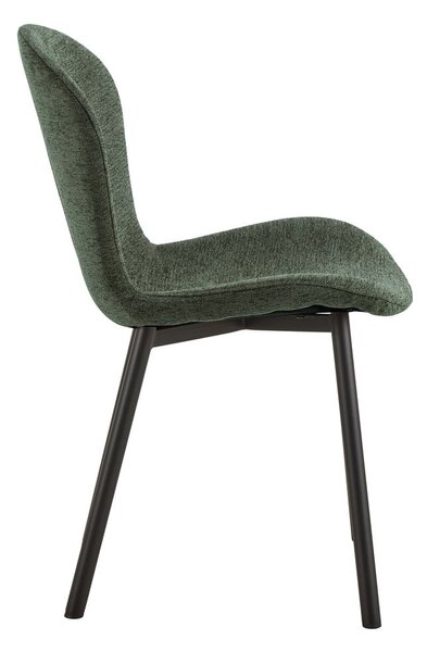 Sedia da pranzo verde scuro Esra – Actona