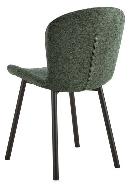 Sedia da pranzo verde scuro Esra – Actona