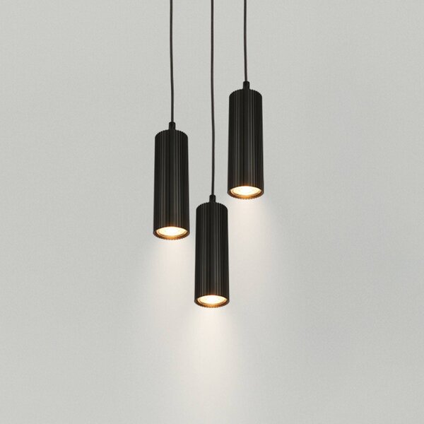 Briloner Lampada a sospensione Ida, dimmerabile, Nero, Cucina, Metallo, Moderno, Lampada a sospensione
