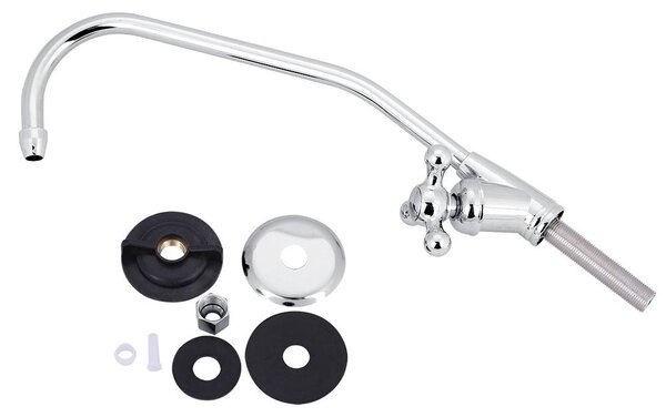 Rubinetto da cucina in lega di zinco da 1/4'' cromato con filtro per acqua potabile a osmosi inversa RO