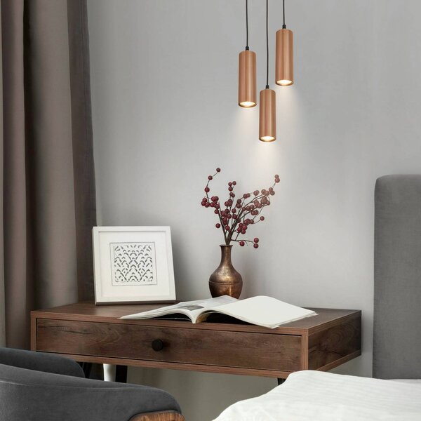 Briloner Lampada a sospensione Ida, dimmerabile, Marrone / Ruggine, Cucina, Metallo, Moderno, Lampada a sospensione