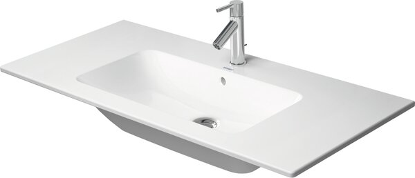 Duravit ME by Starck lavabo pour meuble, avec trop-plein, 1 trou pour robinetterie, avec plage de robinetterie, 1030mm, 23361000001, 23361000001
