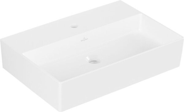 Villeroy & Boch Memento 2.0 lavabo mural, 1 trou pour robinet, sans trop-plein, poli, 600x420mm, 4A226L01, 4A226L01
