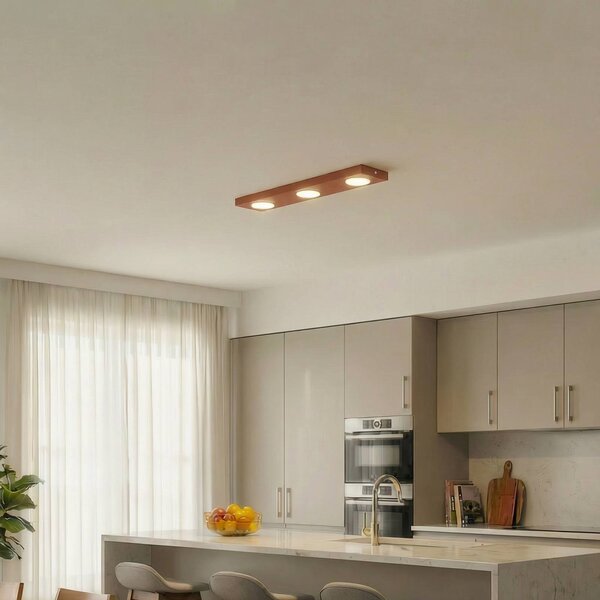 Plafoniera soffitto Hero SIGMA, dimmerabile, Rosso, Corridoio, Metallo, Moderno, Plafoniera