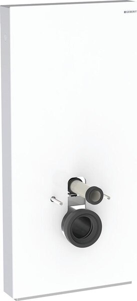 Geberit Monolith PLUS module sanitaire pour WC suspendu, 101 cm, entrée deau latérale, avec tubulure de raccordement, 131.222.SI.7, 131.222.SI.7