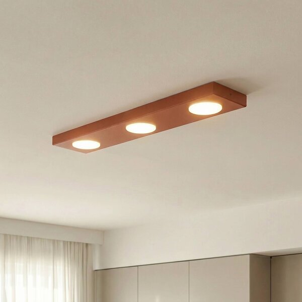 Plafoniera soffitto Hero SIGMA, dimmerabile, Rosso, Corridoio, Metallo, Moderno, Plafoniera