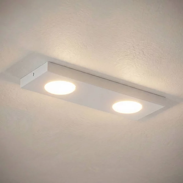 Plafoniera soffitto Hero SIGMA, dimmerabile, Bianco / Opale, Corridoio, Metallo, Moderno, Plafoniera