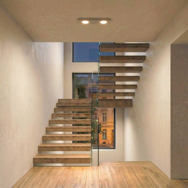 Plafoniera soffitto Hero SIGMA, dimmerabile, Crema / Ambra, Corridoio, Metallo, Moderno, Plafoniera