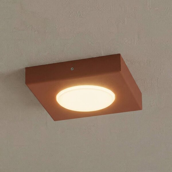 Plafoniera soffitto Hero SIGMA, dimmerabile, Rosso, Corridoio, Metallo, Moderno, Plafoniera