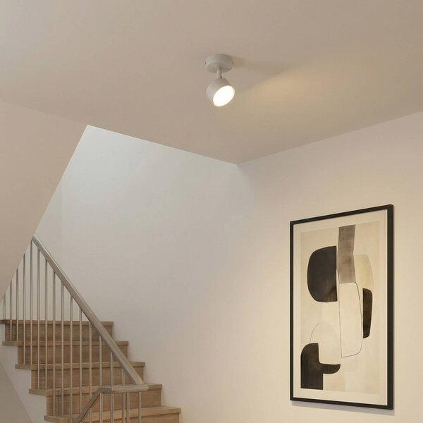 Faretto da soffitto Nemo, a 1 luce, grigio-beige, orientabile, GX53 Nemo SIGMA, dimmerabile, Crema / Ambra, Soggiorno / Sala da pranzo, Metallo, Moderno, Faretto