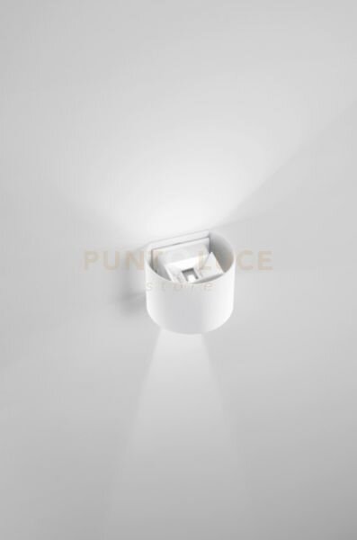 Applique da esterno 10w 720lm 3000k ip65 bianco cily 12cm h.10cm