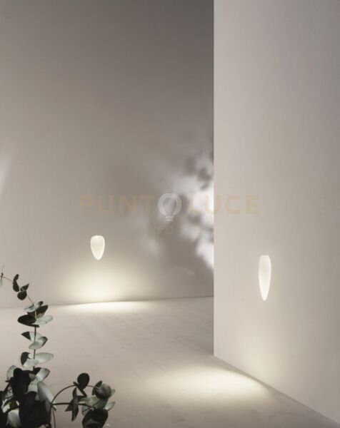 Faretto-segnapasso da incasso liscio bianco h.23cm led 3000k 90lm 1w