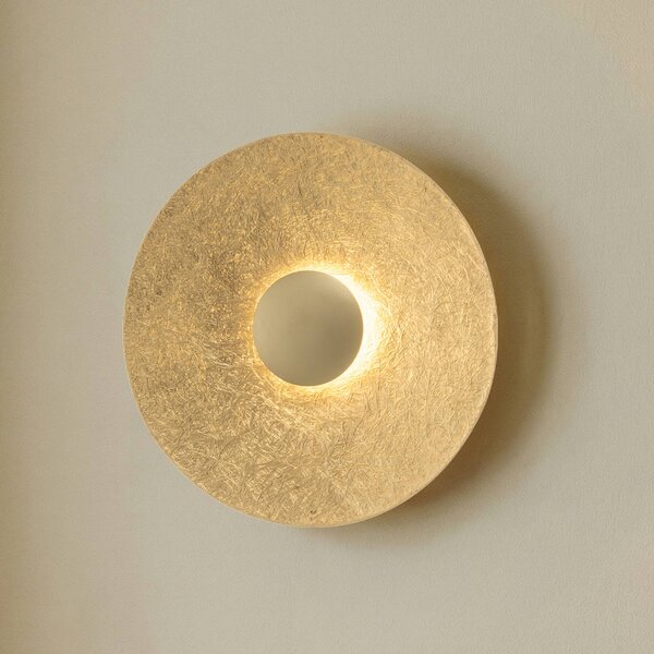 Applique da parete a LED Sole S SIGMA, Ottone / Oro, Soggiorno / Sala da pranzo, Metallo, Applique a LED
