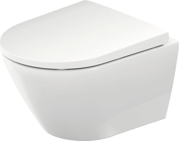 Duravit D-Neo WC suspendu Compact, chasse deau basse, 370x480x400mm, rimless, 2588092000, 2588092000