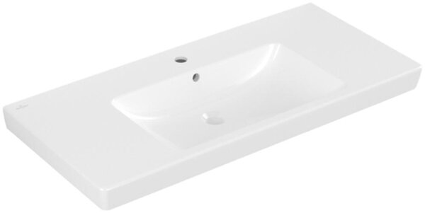 Villeroy & Boch Subway 2.0 lavabo à poser, avec trop-plein, 1 trou pour robinet, 1000x470mm, 7175A0R1, 7175A0R1