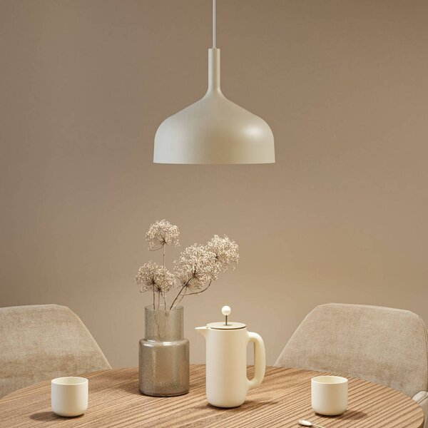 Paulmann Lampada a sospensione Embla II, dimmerabile, Crema / Ambra, Soggiorno / Sala da pranzo, Metallo, Moderno, Lampada a sospensione