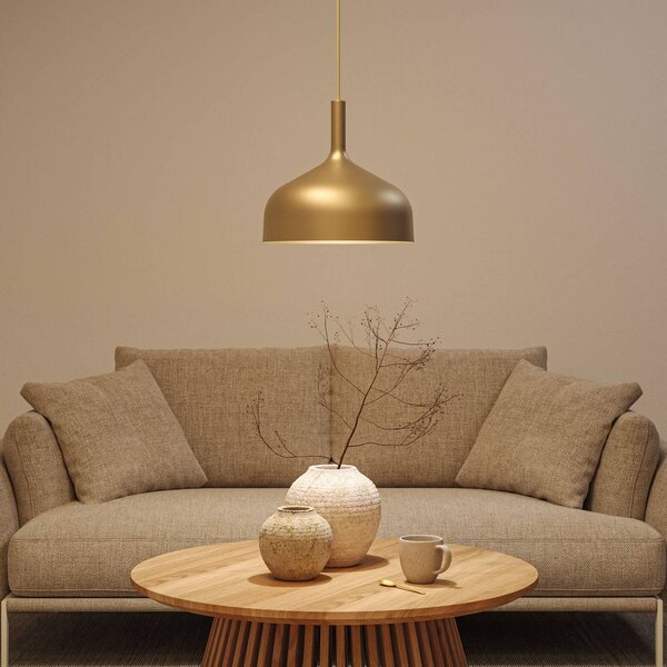Paulmann Lampada a sospensione Embla II, dimmerabile, Ottone / Oro, Soggiorno / Sala da pranzo, Metallo, Moderno, Lampada a sospensione