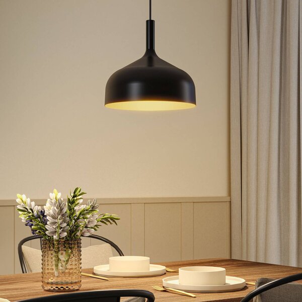 Paulmann Lampada a sospensione Embla II, dimmerabile, Nero, Soggiorno / Sala da pranzo, Metallo, Moderno, Lampada a sospensione