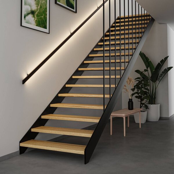 Paulmann Paulmann, estensione per striscia LED MaxLED Stair, 5 m, 2.700 K Stair Side, dimmerabile, Bianco / Opale, Corridoio, Rame