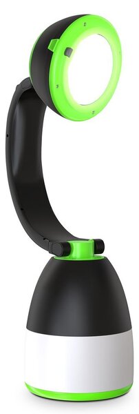 Lampada da campeggio a LED 3 in 1, lampada da esterno, torcia, alimentata a batterie, pieghevole