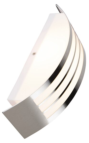 Lampada da parete moderna acciaio inox IP44 - Sapphire Deluxe