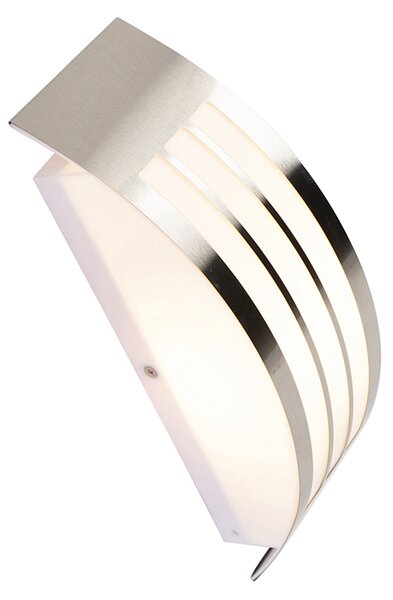 Lampada da parete moderna acciaio inox IP44 - Sapphire Deluxe