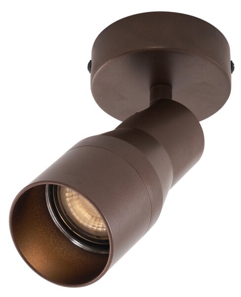 Faretto da soffitto moderno bronzo scuro GU10 Ø50mm - Stanley