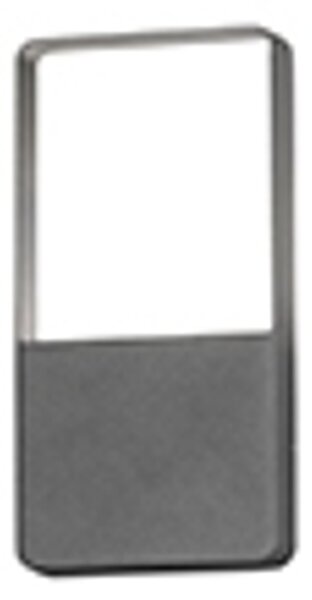 Konstsmide Matera Lampada da parete LED antracite, 3000K, 400lm, 1x6W, 240V, alluminio/vetro smerigliato, 7850-370