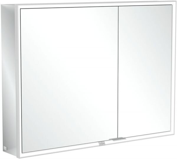 Villeroy & Boch My View Now Armoire de toilette apparente, 2 portes, avec éclairage, avec variateur à détecteur, 1000x750x168mm, A4551000, A4551000