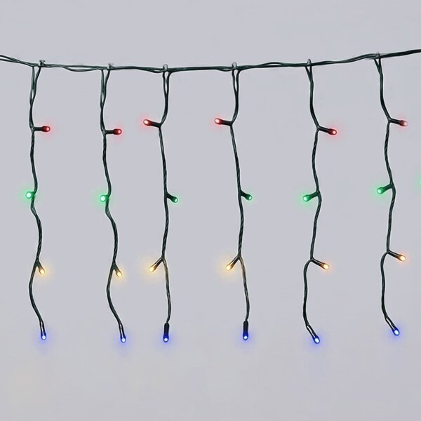 Aigostar - LED Catena luminosa natalizia da esterno 100xLED/8 funzioni 8x0,4m IP44 multicolore