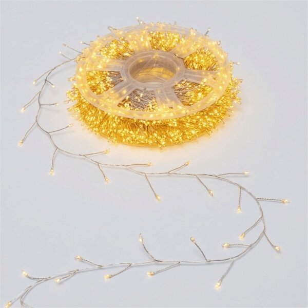 Aigostar - LED Catena luminosa natalizia da esterno 800xLED/8 funzioni 23m IP44 bianco caldo