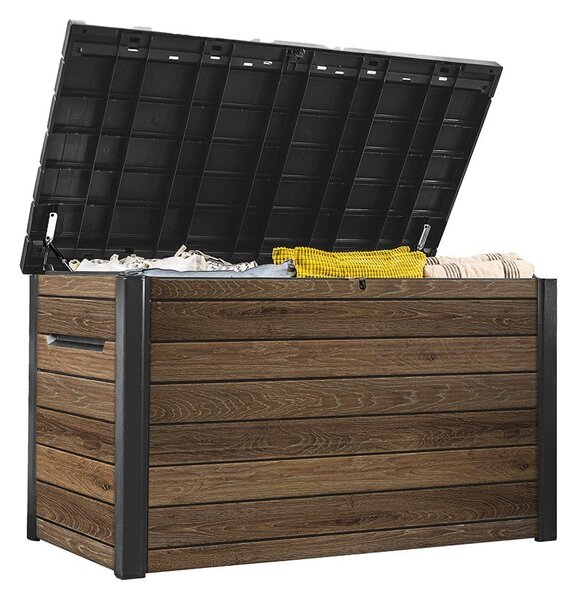 Contenitore da giardino in plastica marrone Signature - Keter