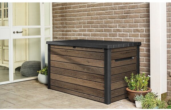 Contenitore da giardino in plastica marrone Signature - Keter