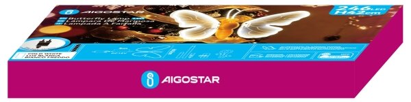 Aigostar - LED decorazione natalizia da esterno 234xLED IP44 bianco freddo farfalla