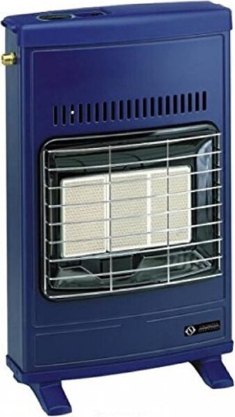 OLIMPIA SPLENDID Stufa a Gas Metano Infrarossi da Parete / Pavimento Potenza 4 kW colore Blu - 99897 Infra Metano Blu