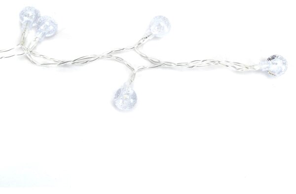 Aigostar - Catena luminosa natalizia per esterni 25xLED/8 funzioni 3xAA 2,8m IP44 multicolore