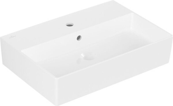 Villeroy & Boch Memento 2.0 lavabo mural, 1 trou pour robinet, avec trop-plein, poncé, 600x420mm, 4A226G01, 4A226G01