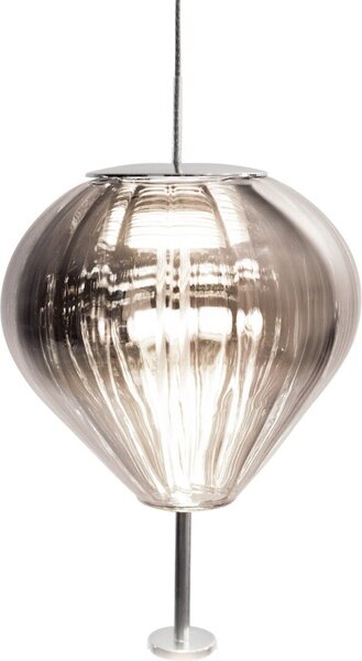 Lampada a sospensione LED PALLONCINI bianco-affumicato 6W, bianco caldo, 480 lm, metallo, dimensioni: 180x12x12 cm, IP20, Maxlight