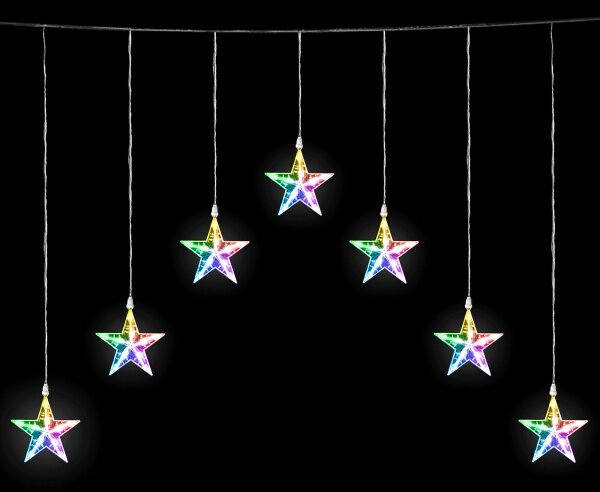 Aigostar - LED Catena luminosa natalizia da esterno 70xLED/8 funzioni 4,2x1m IP44 multicolore
