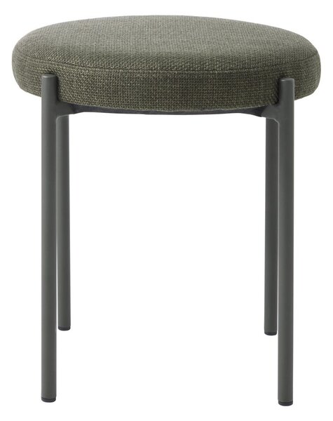 Sgabello color kaki in metallo impilabile Pelican – Unique Furniture