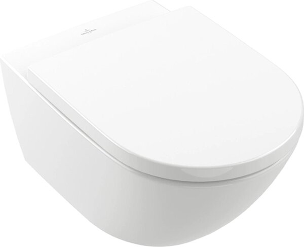 Villeroy & Boch Subway 3.0 WC à fond creux Combi-Pack, ovale, suspendu, TwistFlush, 370x560x360mm, 4670TSR1, 4670TSR1
