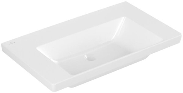 Villeroy & Boch Subway 3.0 lavabo à poser, sans trou pour robinet, sans trop-plein, non rectifié, 800x470mm, 4A708301, 4A708301