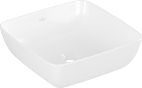 Villeroy & Boch Artis, lavabo à poser, carré, sans trop-plein, 410x410mm, 417841R1, 417841R1