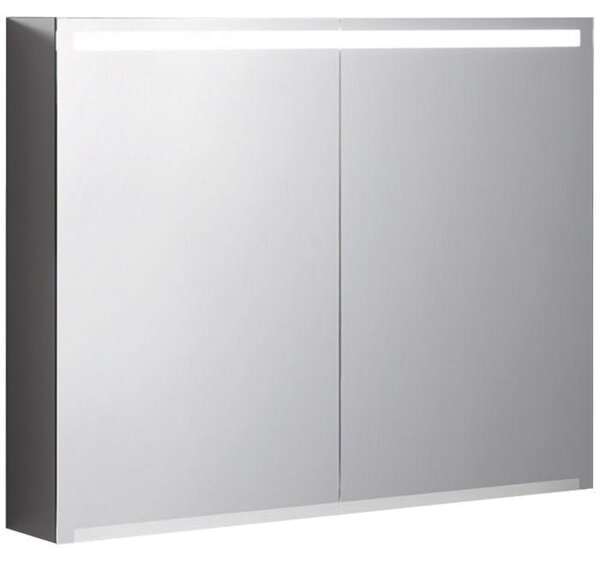 Geberit Option Armoire de toilette avec éclairage intégré, deux portes, largeur 90cm, 500.583.00.1, 500.583.00.1