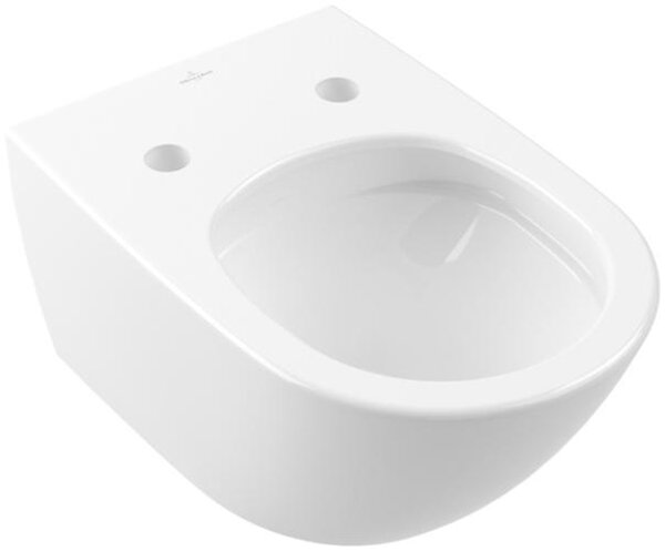 Villeroy & Boch Subway 3.0 WC à fond creux, suspendu, ovale, sans bord, TwistFlush, 370x560x360mm, 4670T0R1, 4670T0R1