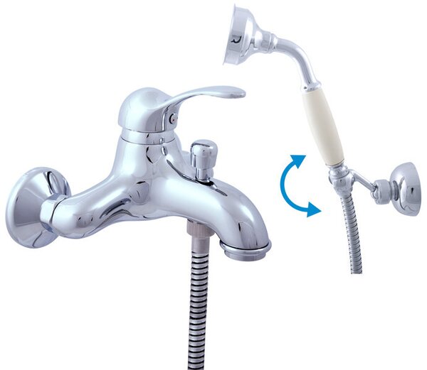 Slezák-RAV Miscelatore per vasca Slezák Rav L054.5/2 Colore: cromo, Dimensioni: 150 mm